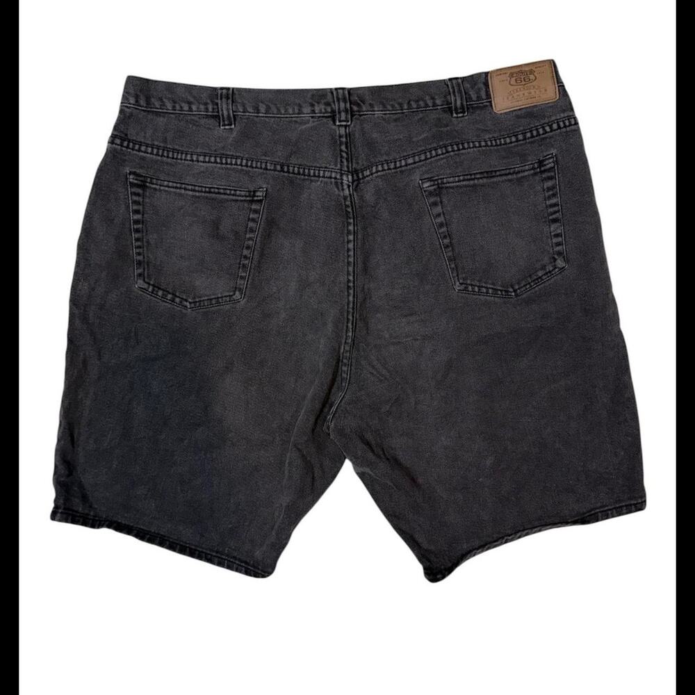 Route 66 black denim shorts